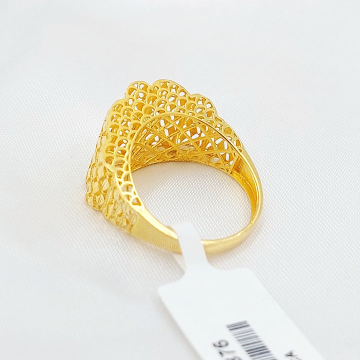 21K خاتم اكسترا-مجوهرات الشيخ سعيد-Saeed Jewelry 