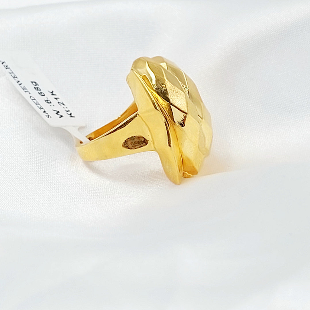 Deluxe Ring Made of 21K Gold by Saeed Jewelry 