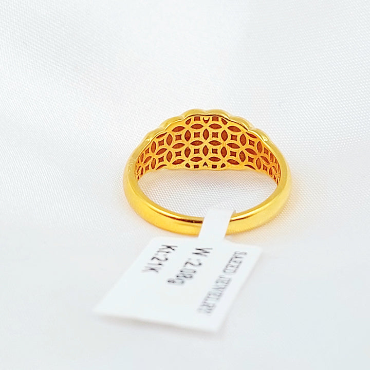 Deluxe Ring Made of 21K Gold by Saeed Jewelry 