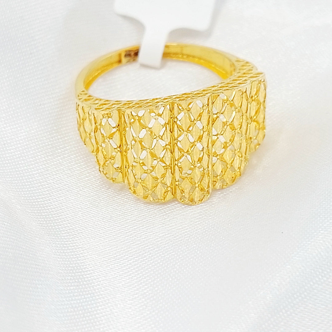 21K خاتم اكسترا-مجوهرات الشيخ سعيد-Saeed Jewelry 