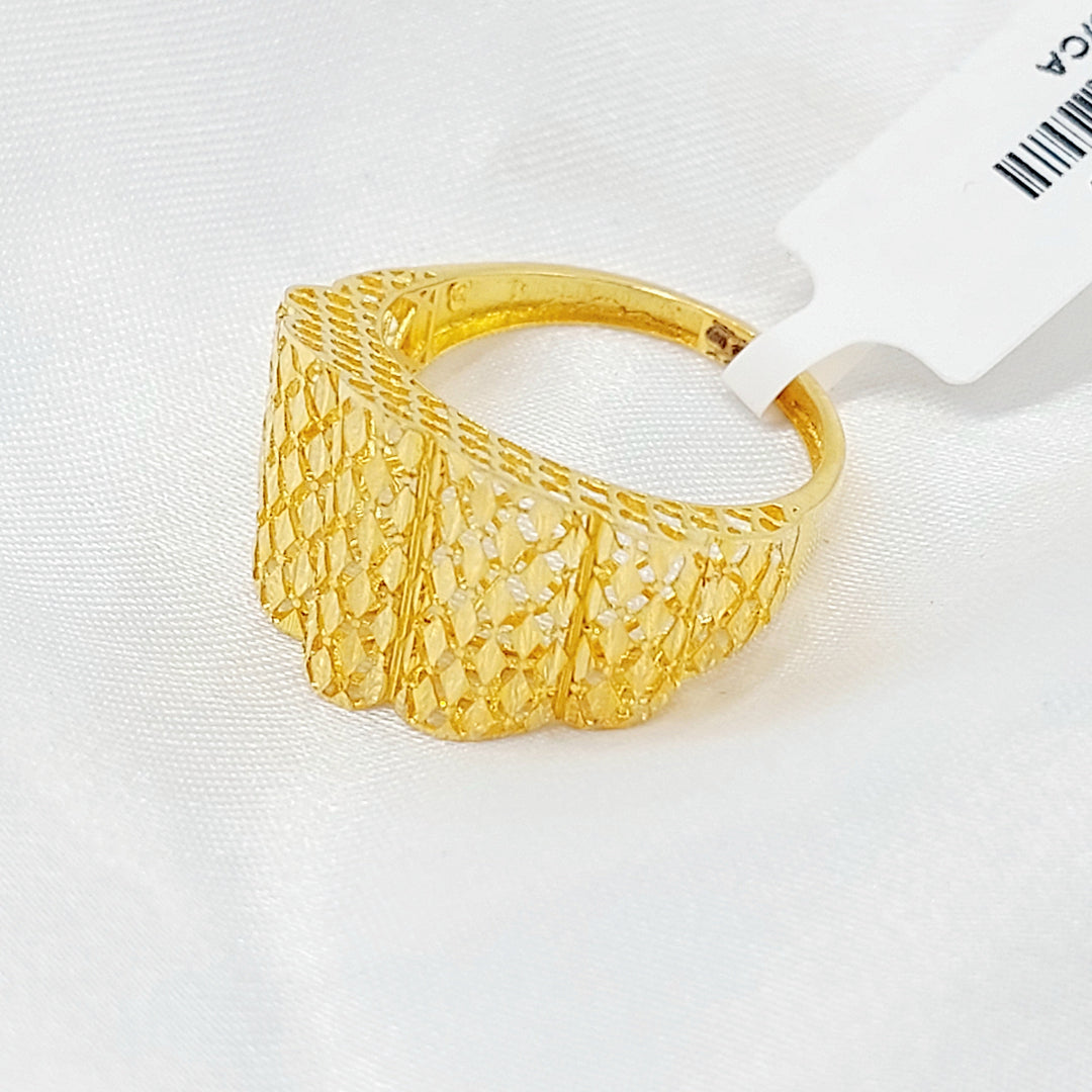 21K خاتم اكسترا-مجوهرات الشيخ سعيد-Saeed Jewelry 