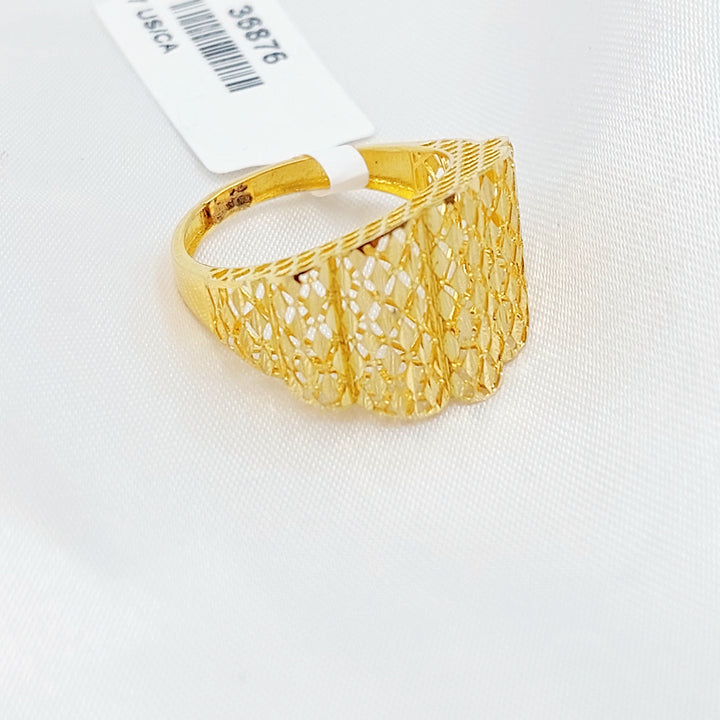 21K خاتم اكسترا-مجوهرات الشيخ سعيد-Saeed Jewelry 