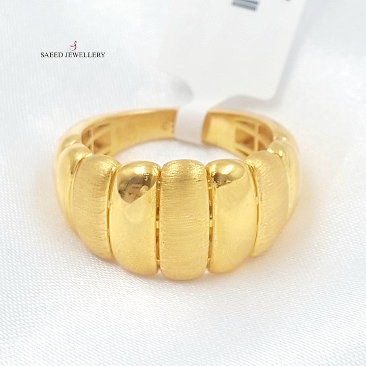 Deluxe Ring Made of 21K Gold by Saeed Jewelry 