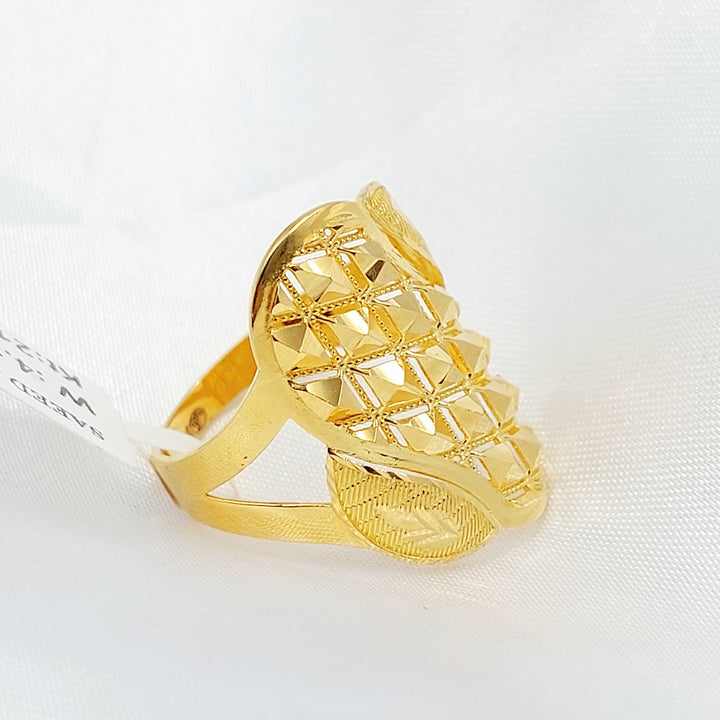 21K خاتم اكسترا-مجوهرات الشيخ سعيد-Saeed Jewelry 