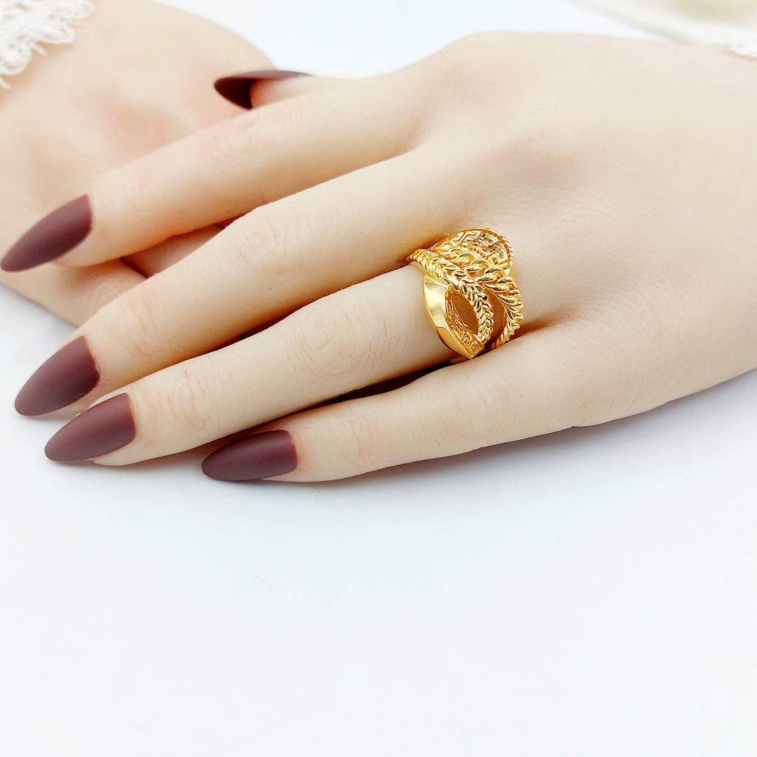 21K خاتم اكسترا-مجوهرات الشيخ سعيد-Saeed Jewelry 