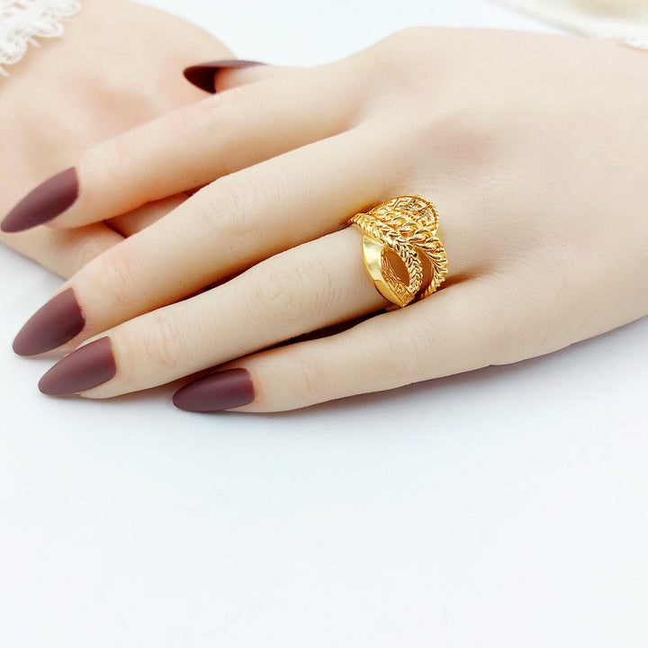 21K خاتم اكسترا-مجوهرات الشيخ سعيد-Saeed Jewelry 