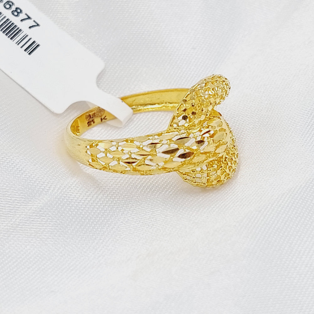 21K خاتم اكسترا-مجوهرات الشيخ سعيد-Saeed Jewelry 