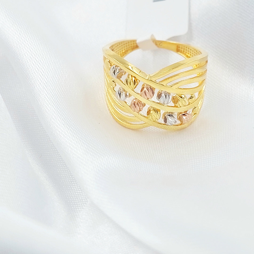 Deluxe Ring Made of 21K Gold by Saeed Jewelry 