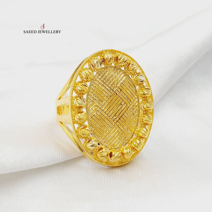 21K Gold Deluxe Ring by Saeed Jewelry - Image 1