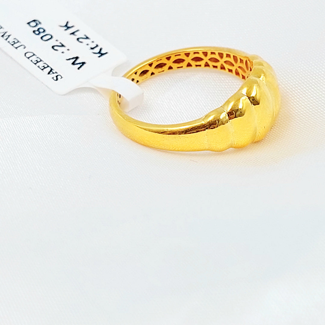 Deluxe Ring Made of 21K Gold by Saeed Jewelry 