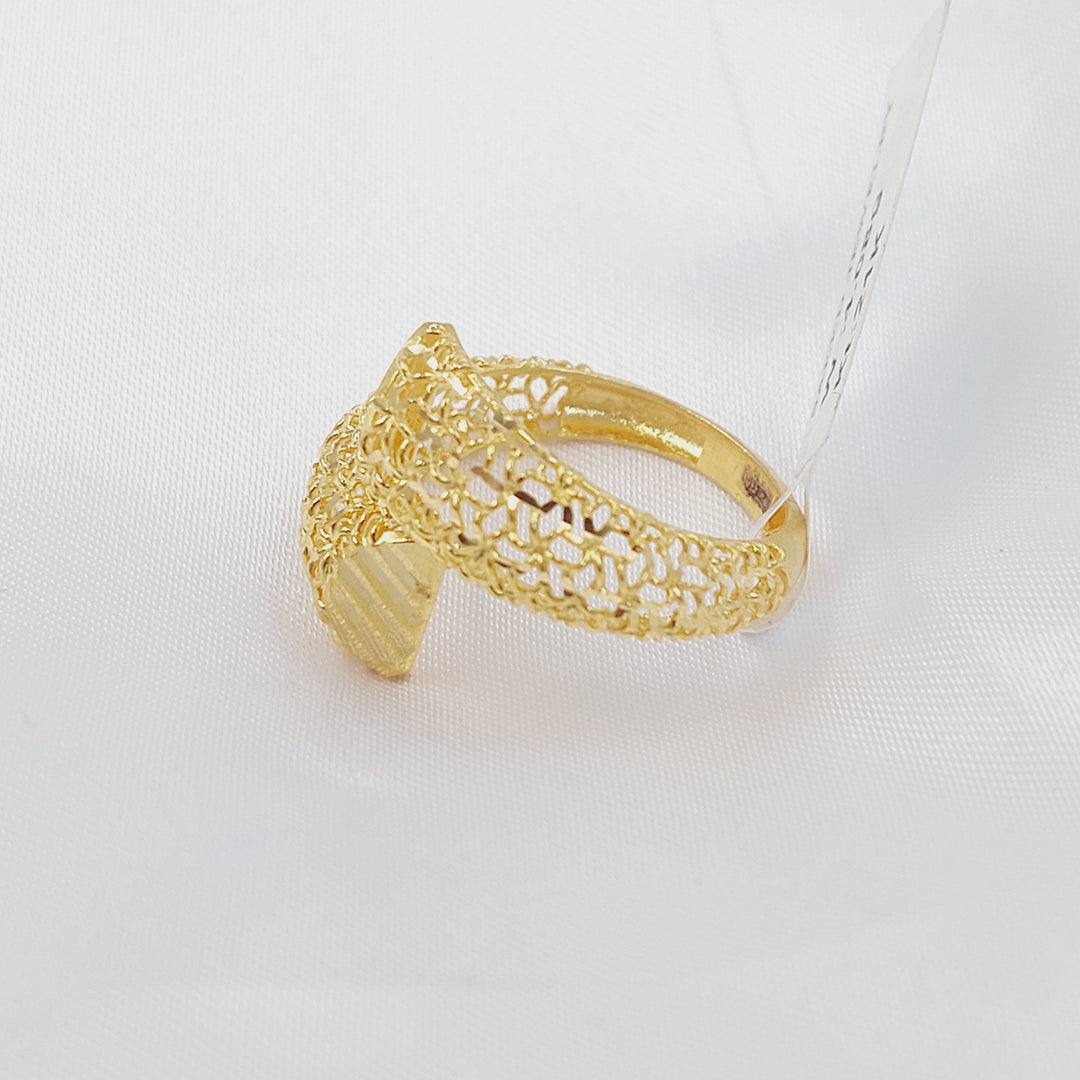 21K خاتم اكسترا-مجوهرات الشيخ سعيد-Saeed Jewelry 