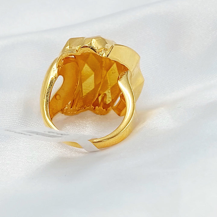 Deluxe Ring Made of 21K Gold by Saeed Jewelry 