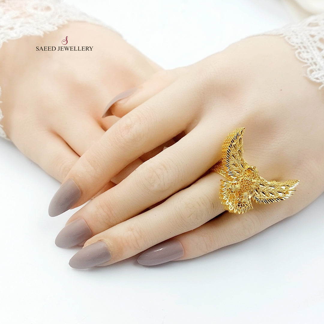 Deluxe Ring Made of 21K Gold by Saeed Jewelry 