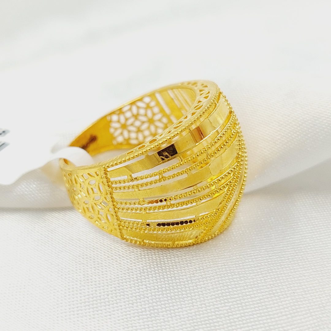 21K خاتم اكسترا-مجوهرات الشيخ سعيد-Saeed Jewelry 