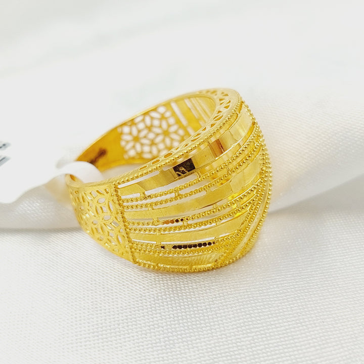 21K خاتم اكسترا-مجوهرات الشيخ سعيد-Saeed Jewelry 