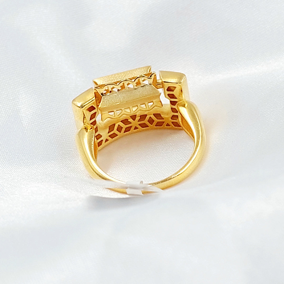Deluxe Ring Made of 21K Gold by Saeed Jewelry 