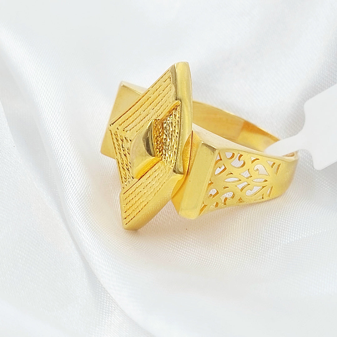 Deluxe Ring Made of 21K Gold by Saeed Jewelry 