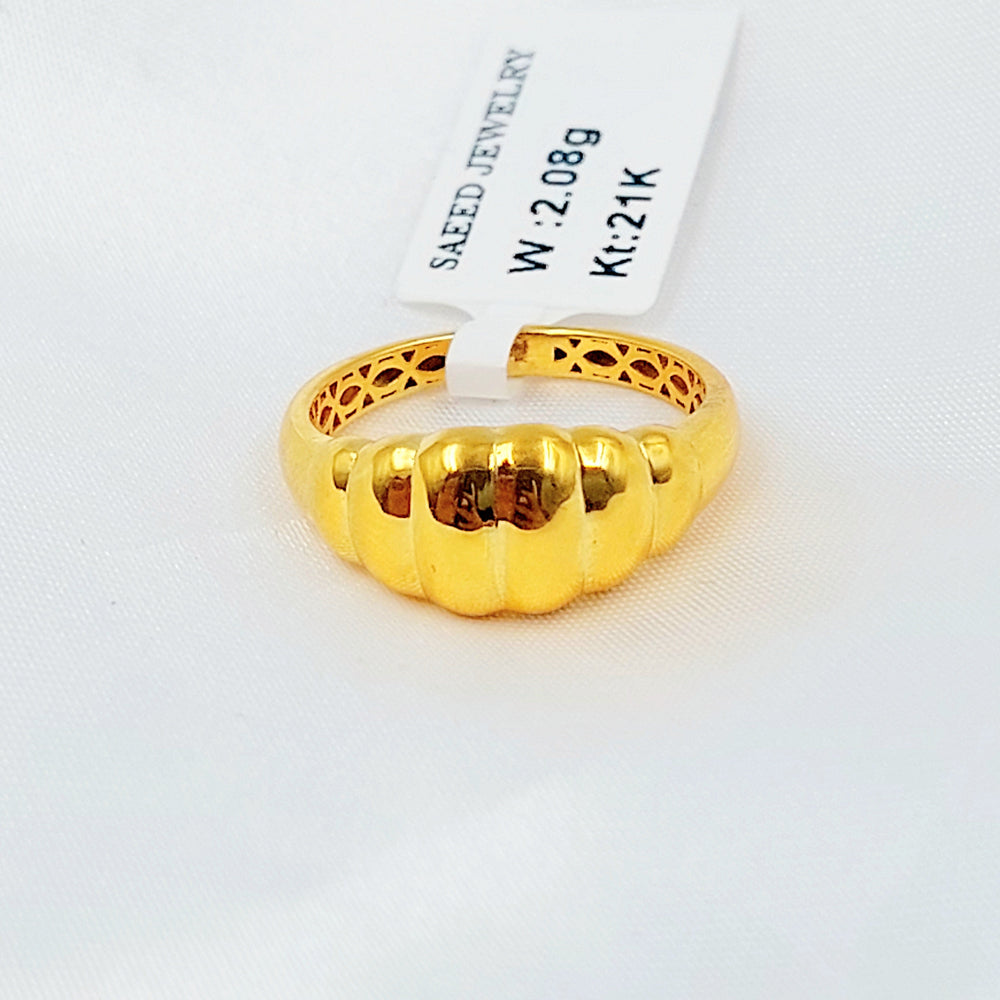 Deluxe Ring Made of 21K Gold by Saeed Jewelry 