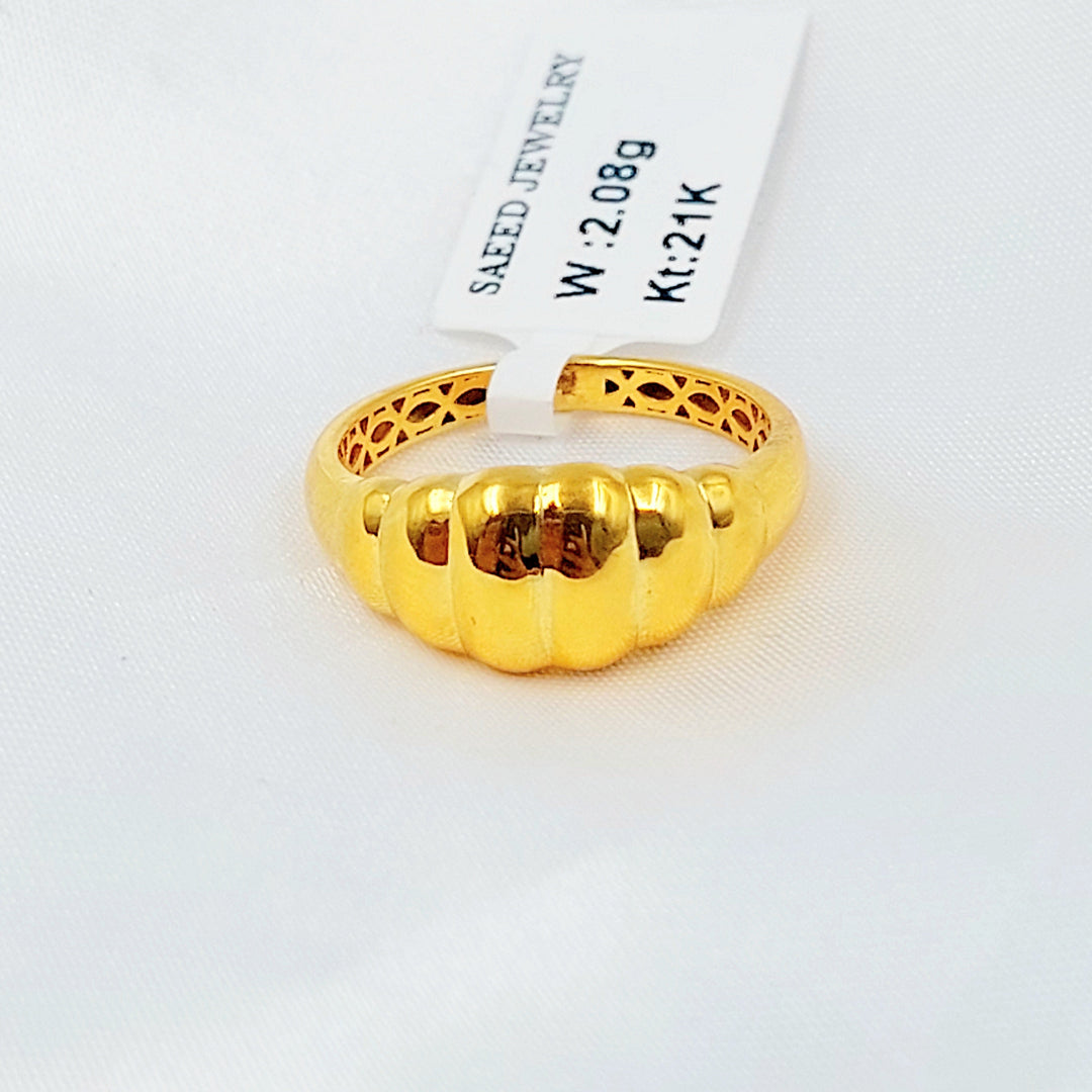 Deluxe Ring Made of 21K Gold by Saeed Jewelry 