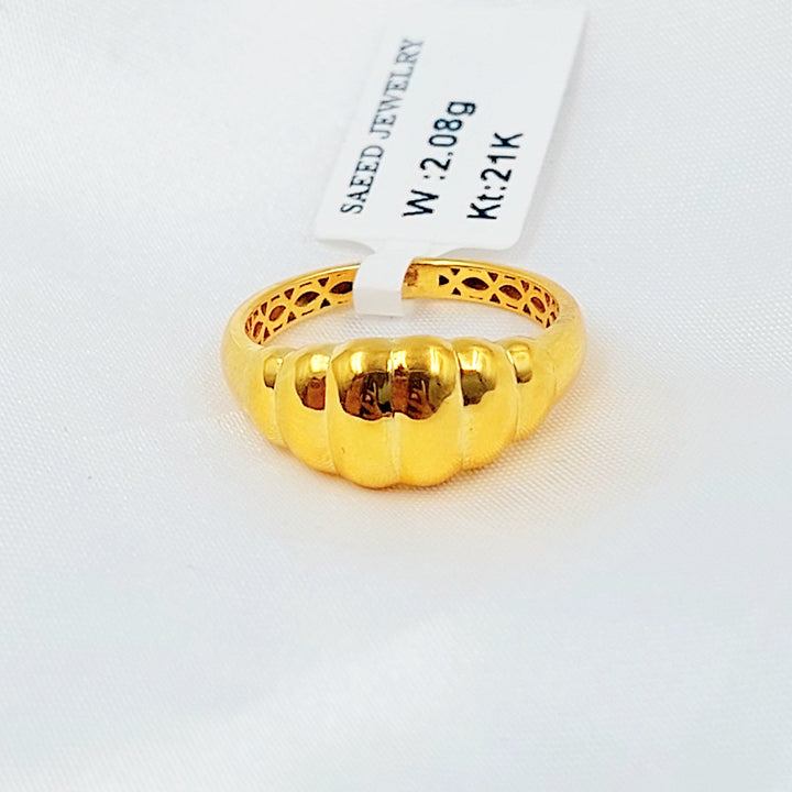 Deluxe Ring Made of 21K Gold by Saeed Jewelry 