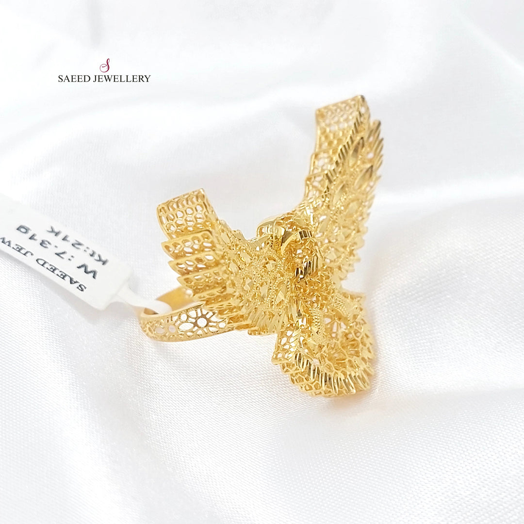 Deluxe Ring Made of 21K Gold by Saeed Jewelry 