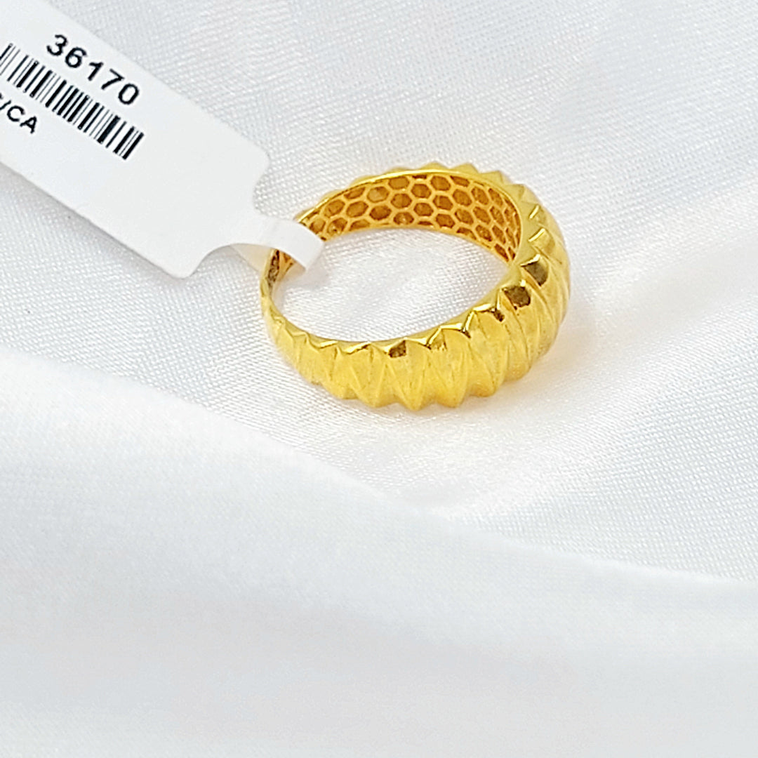 21K خاتم اكسترا-مجوهرات الشيخ سعيد-Saeed Jewelry 