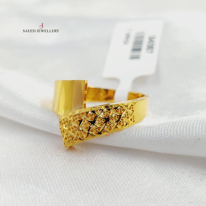 Deluxe Ring Made of 21K Gold by Saeed Jewelry 