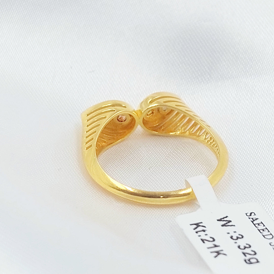 Deluxe Ring Made of 21K Gold by Saeed Jewelry 