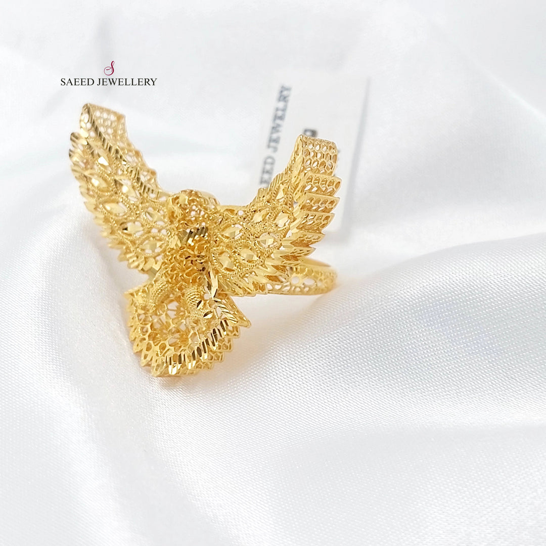 Deluxe Ring Made of 21K Gold by Saeed Jewelry 