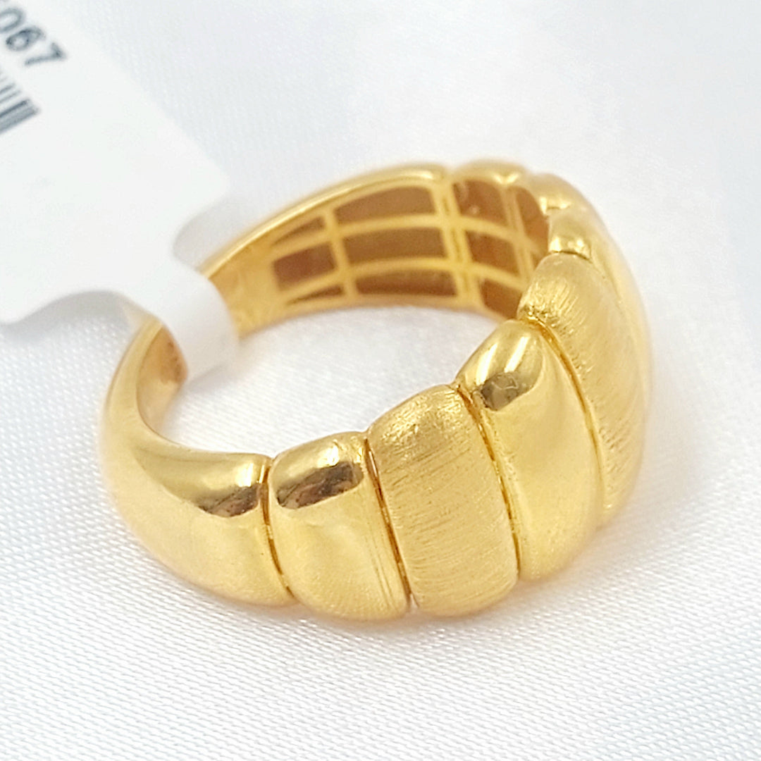 Deluxe Ring Made of 21K Gold by Saeed Jewelry 