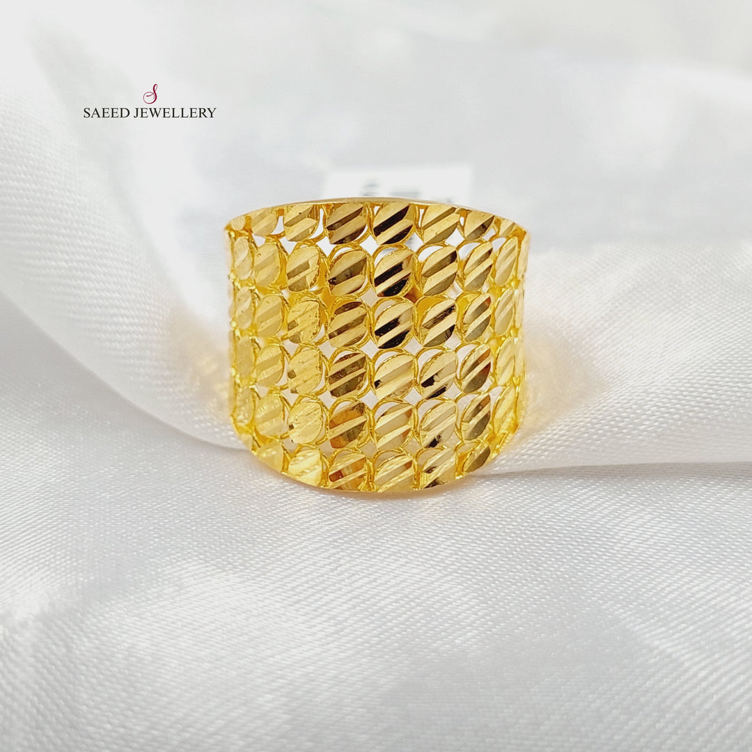 21K خاتم اكسترا-مجوهرات الشيخ سعيد-Saeed Jewelry 