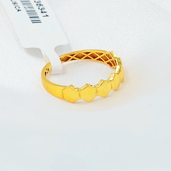 Deluxe Ring Made of 21K Gold by Saeed Jewelry 