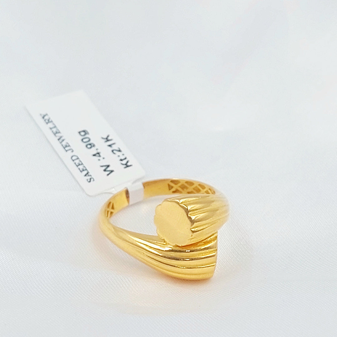 21K خاتم اكسترا-مجوهرات الشيخ سعيد-Saeed Jewelry 