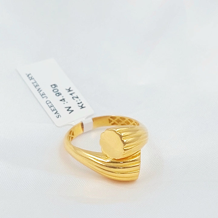 21K خاتم اكسترا-مجوهرات الشيخ سعيد-Saeed Jewelry 