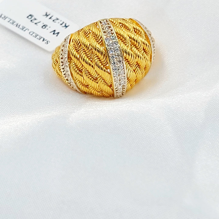 Deluxe Ring Made of 21K Gold by Saeed Jewelry 