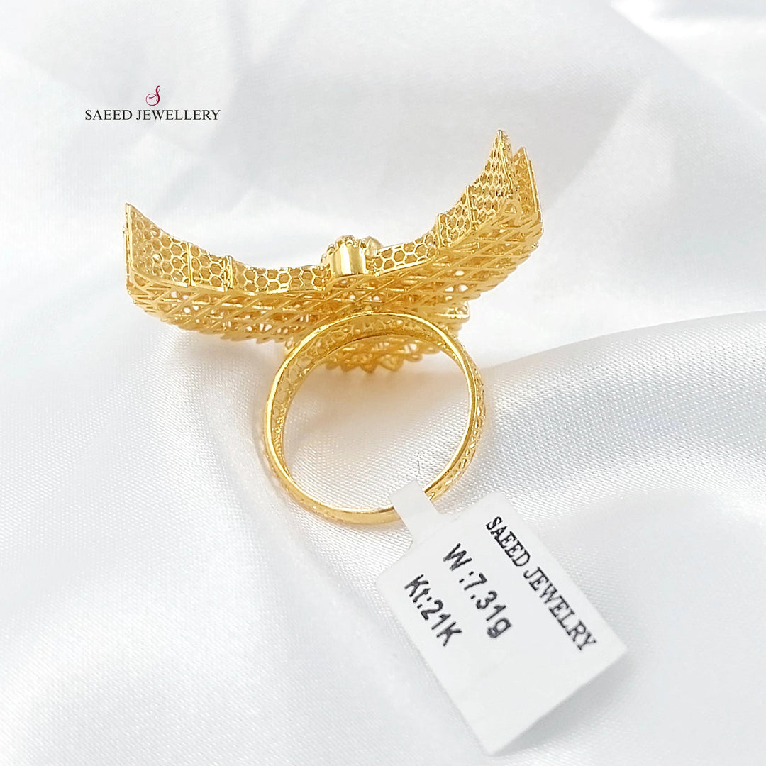 Deluxe Ring Made of 21K Gold by Saeed Jewelry 