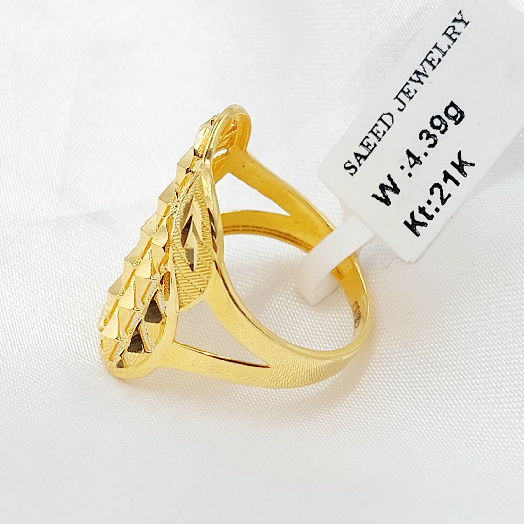 21K خاتم اكسترا-مجوهرات الشيخ سعيد-Saeed Jewelry 