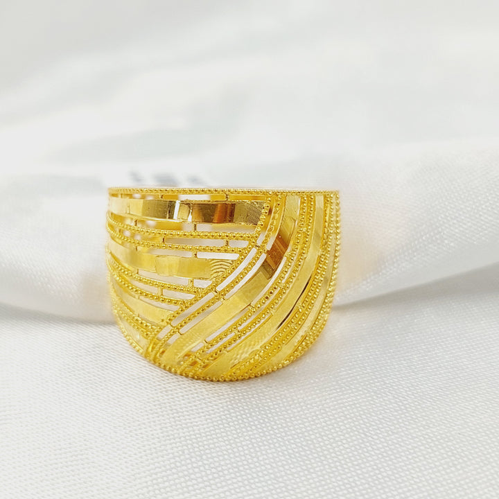 21K خاتم اكسترا-مجوهرات الشيخ سعيد-Saeed Jewelry 