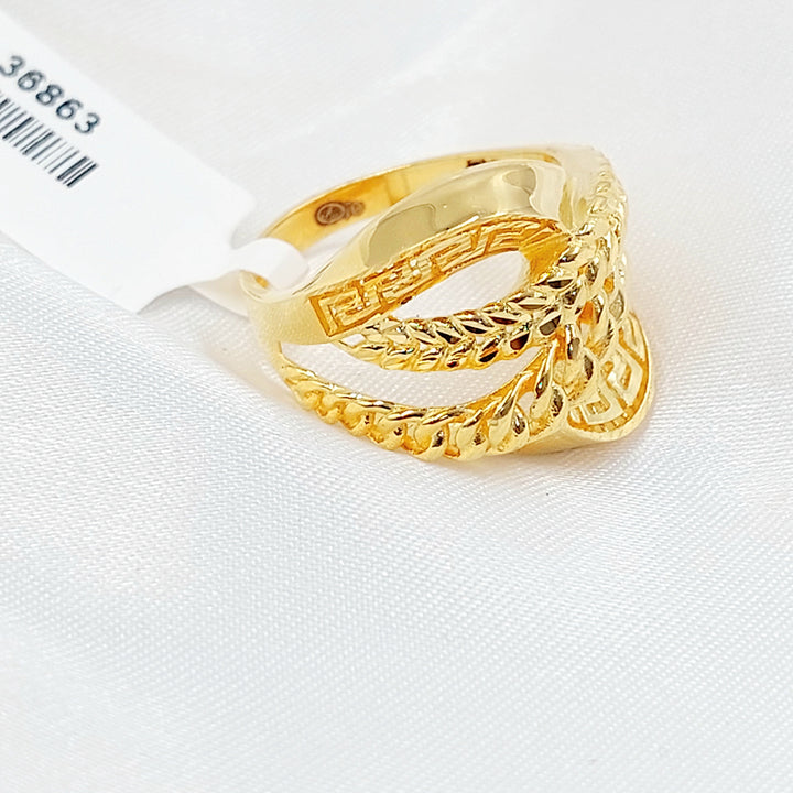 21K خاتم اكسترا-مجوهرات الشيخ سعيد-Saeed Jewelry 