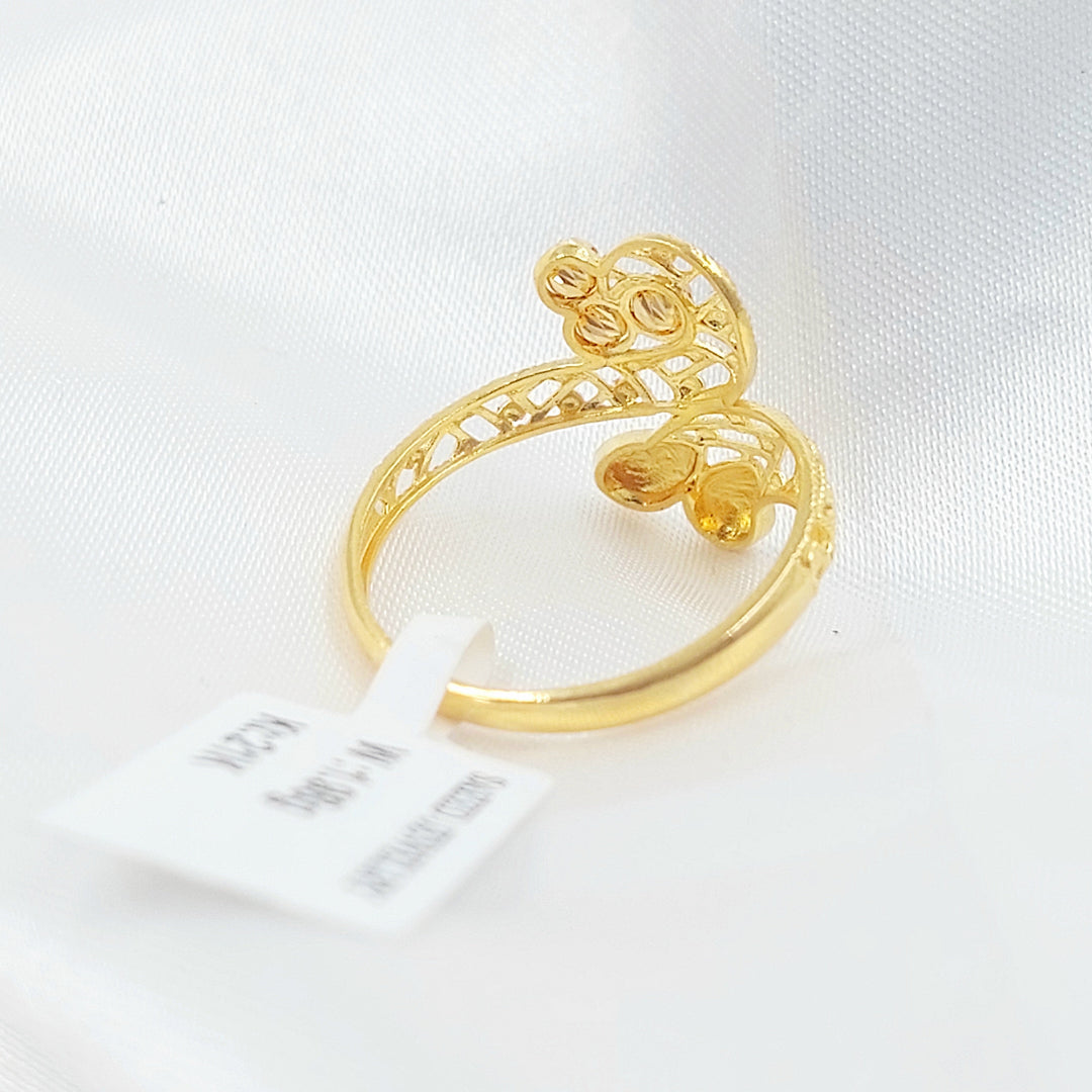 Deluxe Ring Made of 21K Gold by Saeed Jewelry 