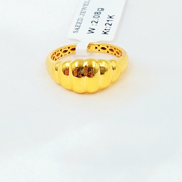 Deluxe Ring Made of 21K Gold by Saeed Jewelry 