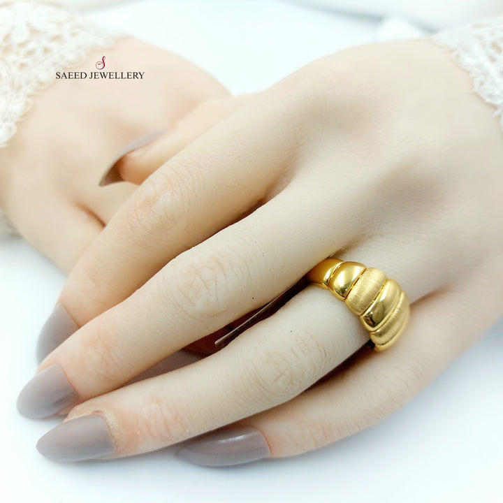 Deluxe Ring Made of 21K Gold by Saeed Jewelry 