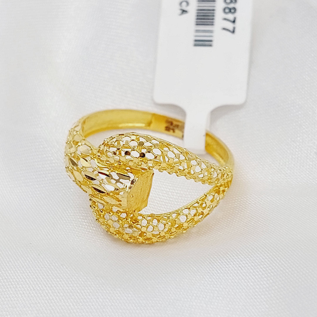 21K خاتم اكسترا-مجوهرات الشيخ سعيد-Saeed Jewelry 