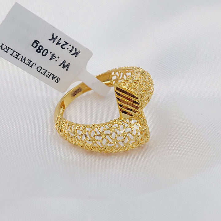 21K خاتم اكسترا-مجوهرات الشيخ سعيد-Saeed Jewelry 