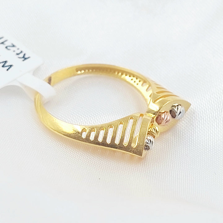 Deluxe Ring Made of 21K Gold by Saeed Jewelry 