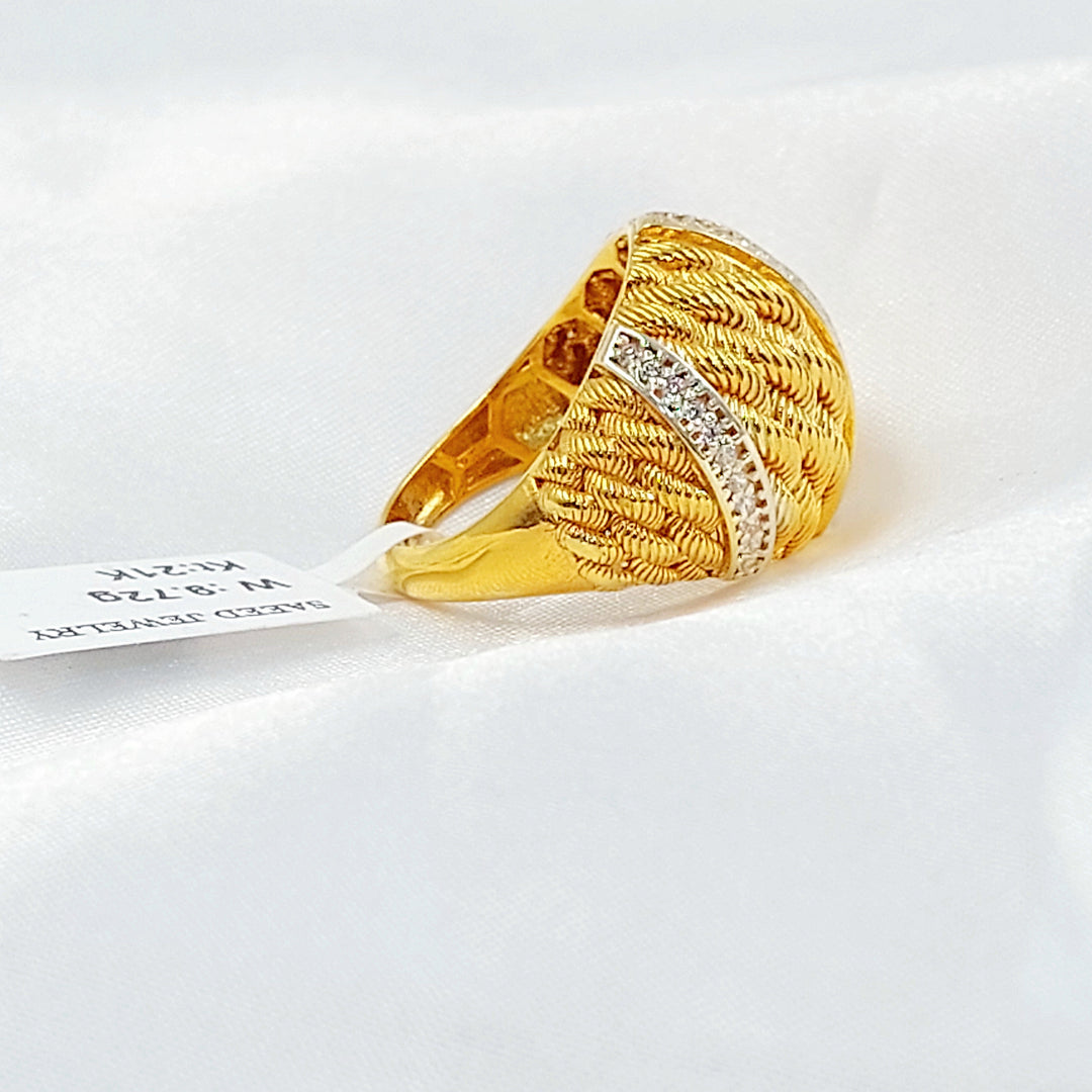 Deluxe Ring Made of 21K Gold by Saeed Jewelry 