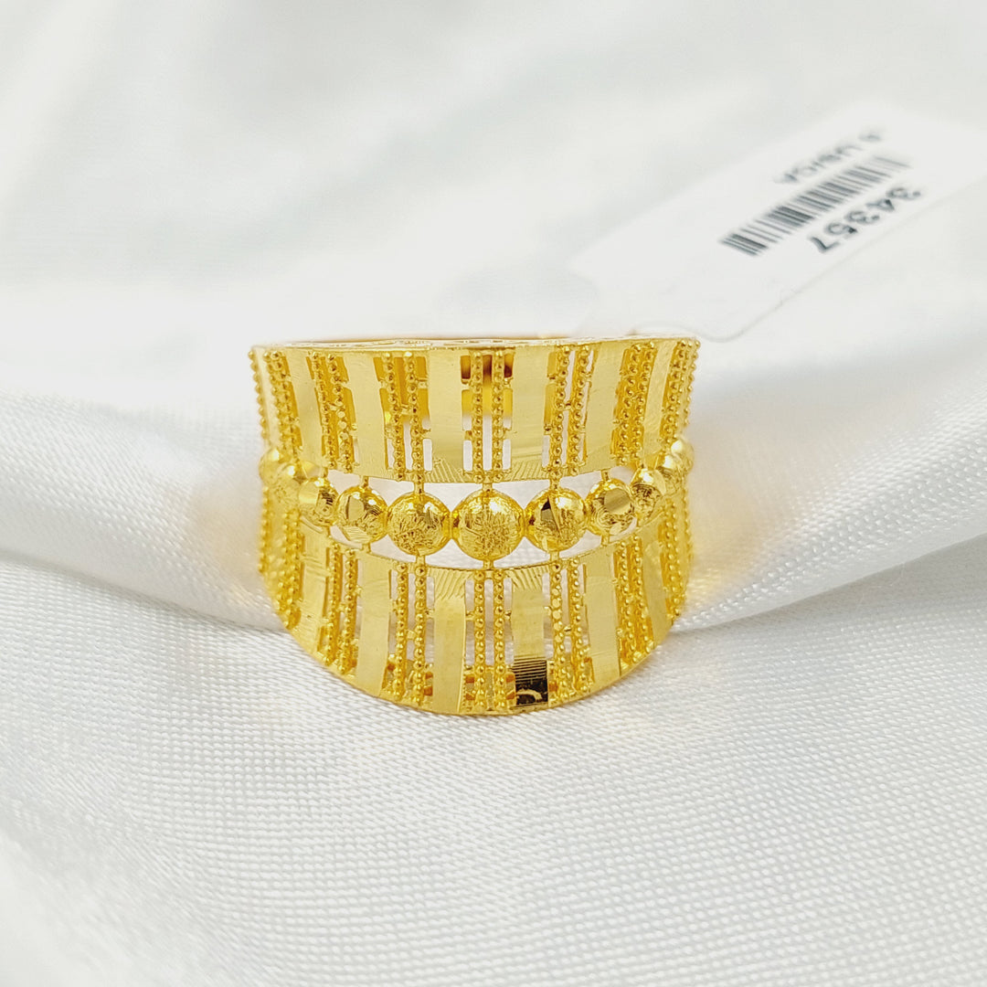 21K خاتم اكسترا-مجوهرات الشيخ سعيد-Saeed Jewelry 