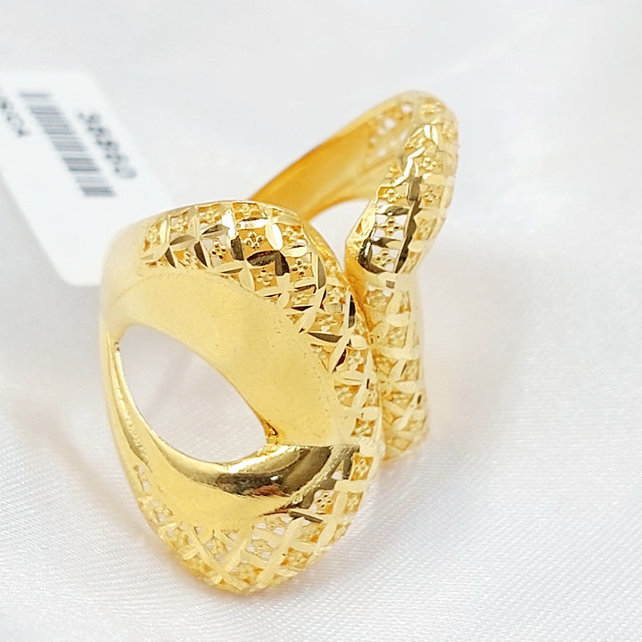 21K خاتم اكسترا-مجوهرات الشيخ سعيد-Saeed Jewelry 