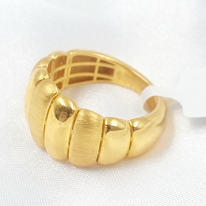 Deluxe Ring Made of 21K Gold by Saeed Jewelry 