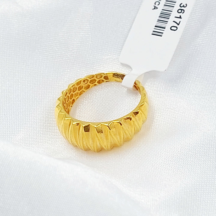Deluxe Ring Made of 21K Gold by Saeed Jewelry 
